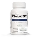 Phent37 (1 Bottle - 60 Speckled Tablets) - Advanced Phenylethylamine HCL Dietary Nutraceutical, Premium Small White and Blue Tablets, Boost Metabolism, Weight Management for Men and Women