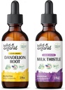 Tăntălău sălbatic şi organic 2 fl oz & Milk Thistle Tincture 2 fl oz