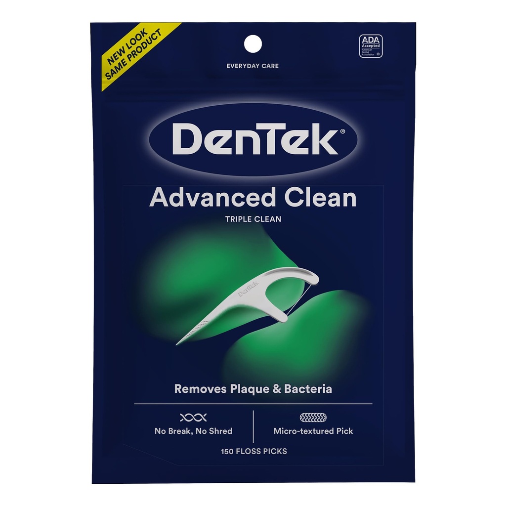 Diurex Max Water Pills, 48 Count & DenTek 150 Count Advanced Clean Floss Picks Bundle