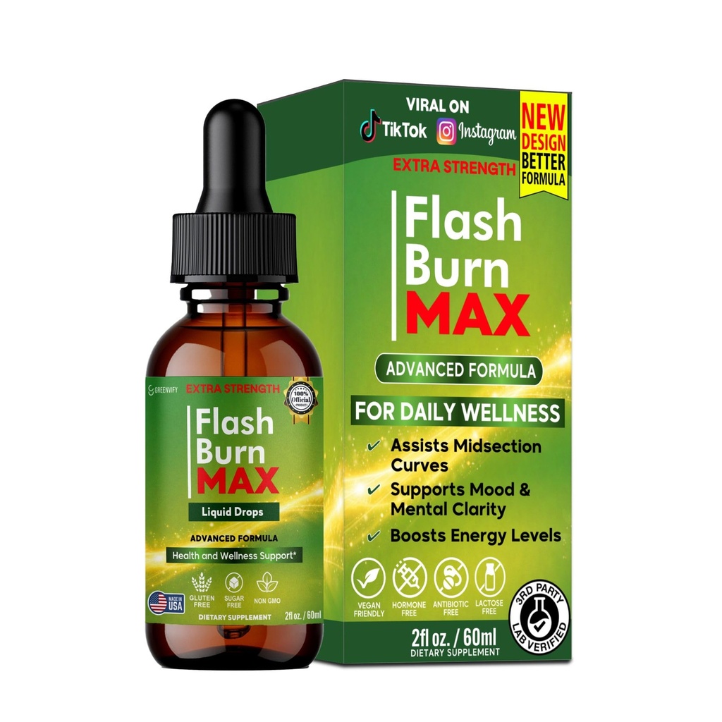 Flash Liquid Drops, Extra Strength, Advanced Formula, 60 Servings, 2 fl oz (1)