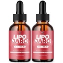 (2 Pack) LipoJaro Drops, Official Lipo Jaro Drops with All Natural Ingredients, Advanced Health & Wellness Vitamin Supplements Formula Max Strength Active Lifestyle Multivitamin Support (60 Servings)