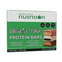 Nutmeg State Nutrition - High Protein Diet Bars, Gluten Free, Low Cholesterol, Low Sodium, Low Sugar, Ideal Protein Compatible, 7 Servings Per Box (Variety)