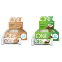 ONE Protein Bars, Cinnamon Roll & Almond Bliss, Gluten Free Protein Bars with 20g Protein, 12 Count