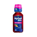 Vicks NyQuil Kids Allergy Liquid, Kids Nighttime Allergy Symptom Relief, Doxylamine Succinate Antihistamine, Berry Flavor, Ages 6+, 8 FL OZ