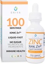 Eniva Liquid Zink Supplement Ultra Concentrated Zink Drops för immunhälsa 1.7 oz