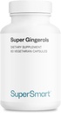 Supersmart - Super Gingerols 400mg per dag (High Potency 20% Gingerol) - Gemberwortelextract Supplement 