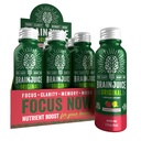 BrainJuice Brain Support Shot, Gluten Free Supplement Shots for Energy & Focus, Healthy Drinks with Alpha GPC, Vitamin B, 2.5 fl oz, 12 Pack (Strawberry Lemonade)