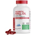 Bronson Antarctic Krill Oil 2000mg with Omega-3s EPA, DHA, Astaxanthin and Phospholipids 60 Softgels