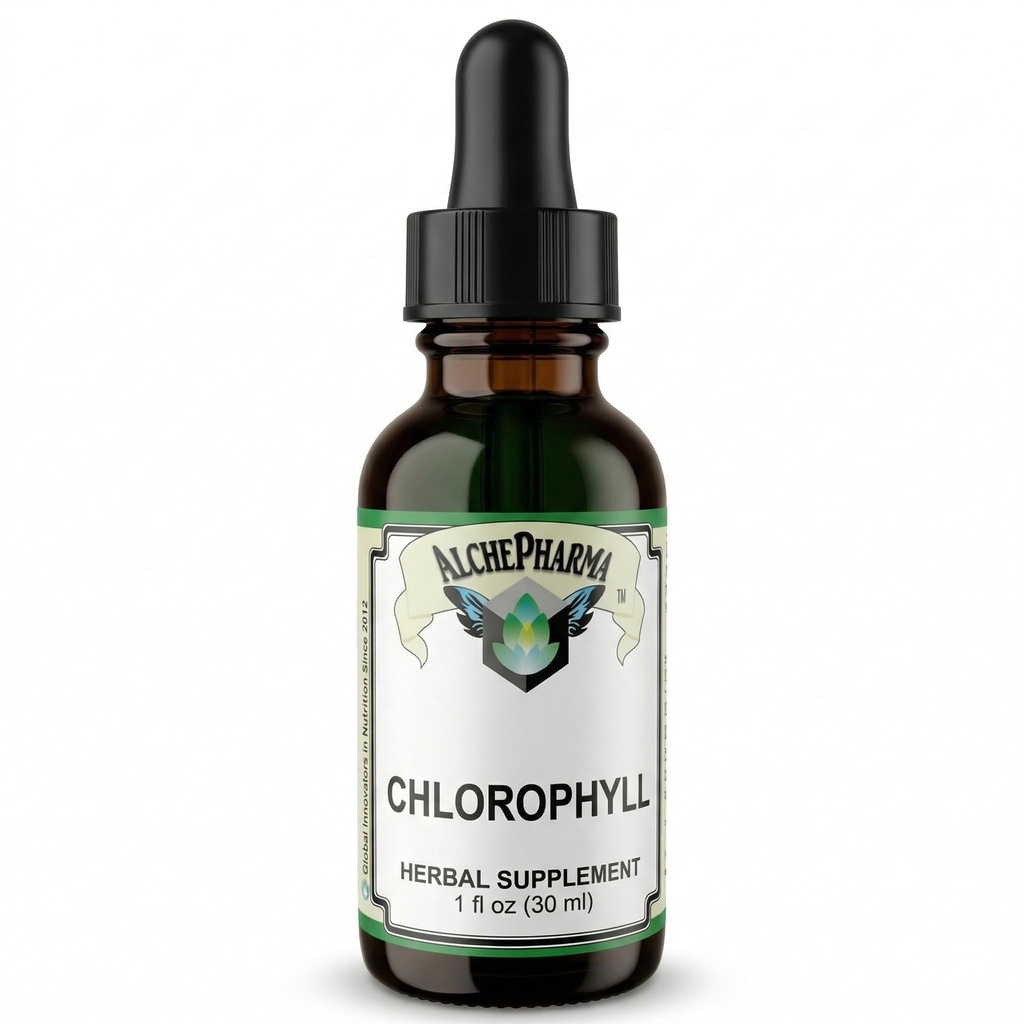 Chlorophyll from Mulberry Leaf as Sodium Copper Chlorophyllin (2mg Copper per 15 Drops) w/Peppermint Essential Oil. (1)
