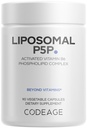 Codeage Liposomal P5P Supplement – Vitamin B6 as Pyridoxal-5'– Phosphate – Liposomal Delivery – Active B6 Form – 3-Month Supply – 1 Capsule Daily – Non-GMO – 90 Capsules
