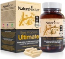 NaturaNectar - Ultimate Bee Propolis Capsules - NSF Contents Certified -Brazilian Red, Brown och Green - Gluten-Free Supplement med Flavonoids - Naturligt källad genom etisk biodling (60pcs.)