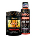 ALPHA LION Stubborn Fat Loss Stack – Superhuman Burn Pre Workout + Burn2O Liquid L-Carnitine 2000mg (Grapezilla) Non-Stim Thermogenic – Day & Night Metabolism Booster & Energy Stack for Men and Women