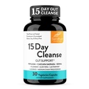 Sandhu's 15 Day Gut Cleanse Colon Detox for Women & Men| Supports Colon Cleansing & Digestive Health| Senna, Cascara Sagrada, Psyllium Husk & Probiotics| 30 Capsules Dietary Supplement,15 Days Supply