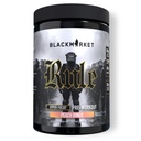 BLACKMARKET Rule – High-Stimulant Nootropic Pre-Workout | 485mg Caffeine, Alpha GPC, Lion’s Mane, Uridine | Intense Focus, Energy & Drive | Peach Rings | 40/20 Servings