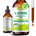 L-lysine 1000mg Supplement, Liposomal Lysine Liquid Drops for Adults, Essential Amino Acid - Immune Support, Skin & Lip Health, Collagen Synthesis, Vegan, Non-GMO & Gluten-Free, 4 fl oz