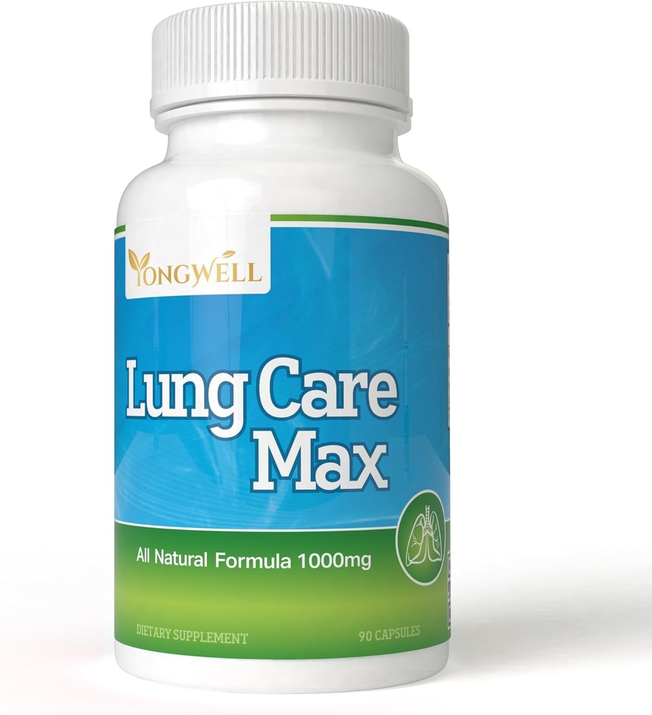 Lung Care Max, Amerika Ginseng, Bee Propolis və Royal Jelly ilə Xüsusi Antioksid Formula (90 Kapsül)