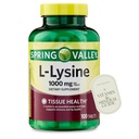 L-Lysine 1000mg Tablets – Essential Amino Acid for Immune Support, Collagen Formation, and Skin Health – High-Potency Lysine Supplement, 100 Count, Gluten-Free Vitamin Guide Included