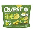 Quest Nutrition Dill Pickle Flavored Protein Chips, 19g Protein, 4g Net Carbs, Protein Snacks, Gluten Free, 4 Count