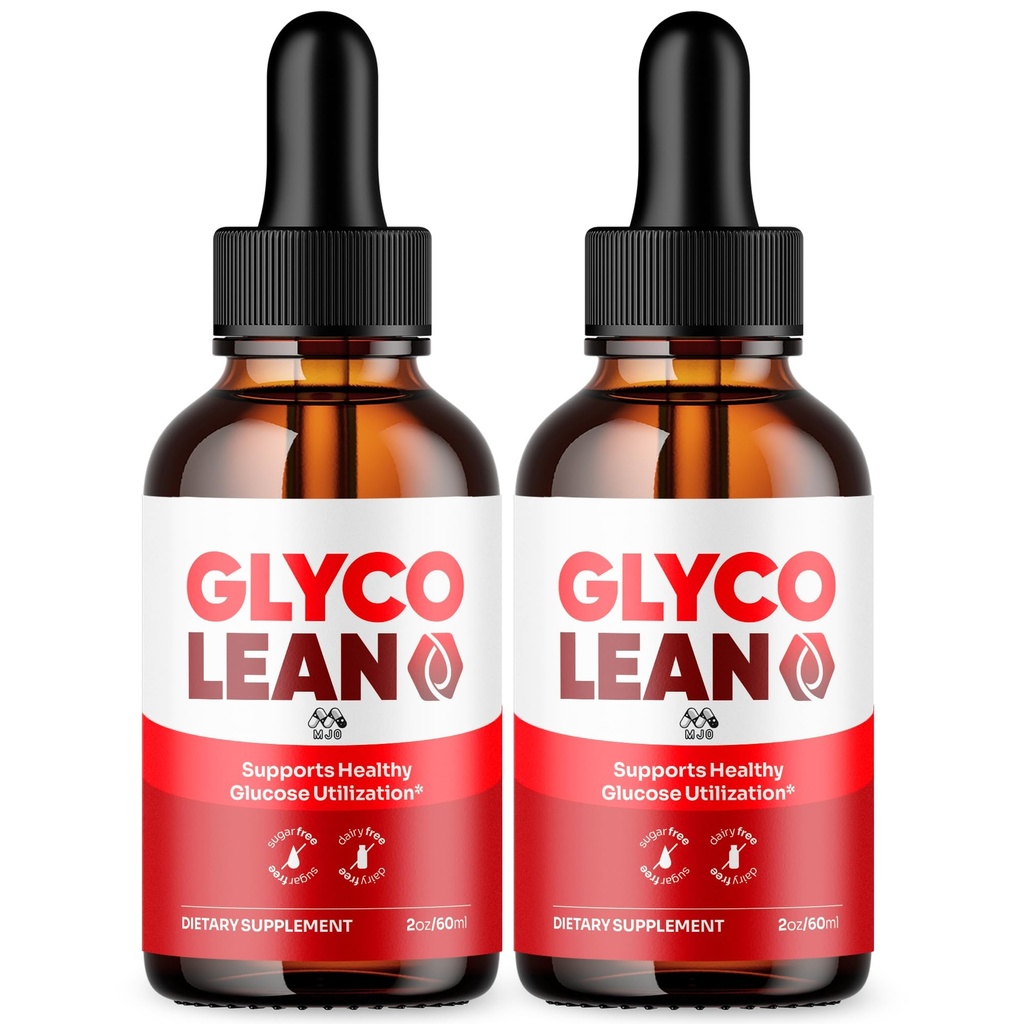 (2 Pack) Glyco Lean Drops, Official GlycoLean Drops with All Natural Ingredients, Advanced Health & Wellness Vitamin Supplement Formula Max Strength Active Lifestyle Multivitamin Support (60 Servings)