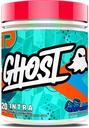 GHOST Intra Workout Powder, Blue Raspberry - BCAAs, & EAAs, Nootropics & Hydration - Essential & Branch Chain Amino Acids, stöder Muscle Recovery & Focus - Pre, Intra & Post Workout Powders