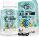 Liposzómás szarvasmarha Lactoferrin 1000 mg - magasabb abszorpció - vasfelszívódás és immunfunkció Laktoferrin kiegészítők felnőttek számára, 60 Softgels