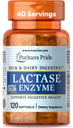Puritánska pýcha Lactáza Enzyme, Mlieko a mliečne Digestant, Dietary Supplement Support for Digestion, and Cellular Energy Support, 40 Day Supply, 120 Softgels