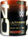 Cellucor C4 Ultimate x WWE Pre Workout Power Nectarine Guava Knockout - Sugar Free Pretosure Energy Supplement for Women & Women - 300mg koffein + 3.2g Beta Alanine + szabadalmaztatott kreatin - 20 szerváció