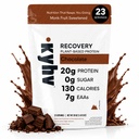 Recovery Plant Protein Powder, Chocolate - 20g Vegan Protein, Clean Pea Protein Powder for Recovery Support for Active & Outdoor Lifestyles, 0g Sugar, Dairy Free, Gluten Free, 1.75 lb