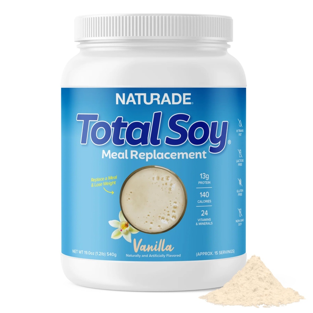 Naturade Total Soy, Weight Loss Shake, Vanilla, 1.2 lb (540 g)
