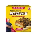 FIT-CRUNCH Baked Snack Bars - 16g Protein - 19.44oz/12ct (Chocolate Peanut Butter)