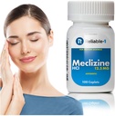 Fiable-1 Laboratorios Meclizine HCL 12,5 mg Caplets - Prevent Nausea, Vomiting, and Dizziness Caused by Motion Sickness (100 caplets, 1 Bottle)