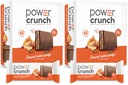 Power Crunch Protein Wafer Bars, High Protein Snacks with Delicious Taste, Peanut Butter Fudge, 1.4 Ounce (12 Count) (Pack of 2)