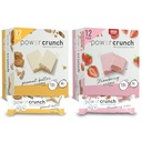 Power Crunch Protein Wafer Bars, High Protein Snacks, Peanut Butter Crème and Strawberry Crème, 1.4 Ounce (12 Count) Bundle