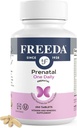 FREEDA Prenataali vitamiini - Kosher Prenataalit - Prenataali vitamiinit rautaa, prenataalia Foolihappoa, koliinia, D-vitamiinia - Yksi päivä prenataali monivitamiini tukea raskaana oleville ja laktatoiville naisille (250)