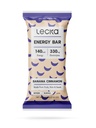 Lecka Energy Bar, 12 Bars | Natural Energy from Tropical Fruits, Vegan, Gluten Free (12 Bars, Banana Cinnamon)