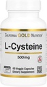 California Gold Nutrition L-Cysteine, AjiPure, 500 mg, 60 Veggie Capsules