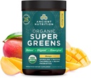 Antigua Nutrición SuperGreens Polvo con Probióticos, Ecológico Mango Flavor Greens, Hecho de Frutas Reales, Verduras y Herbs, Apoyo Digestivo y Energético, 25 Servimientos, 6.8oz