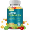 Hemp Gummies - High Potency Organic Hemp Oil Extract, Extra Strength Edible Supplement for Sleep, Pain, Anxiety - Vegan-Friendly Gummies for Adults