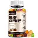 Hemp Gummies for Sleep, Pain, Anxiety (1 Pack) - High Potency Advanced Extra Strength with Pure Natural Hemp Oil, Best Hеmp Gummies for Adults - Low Sugar