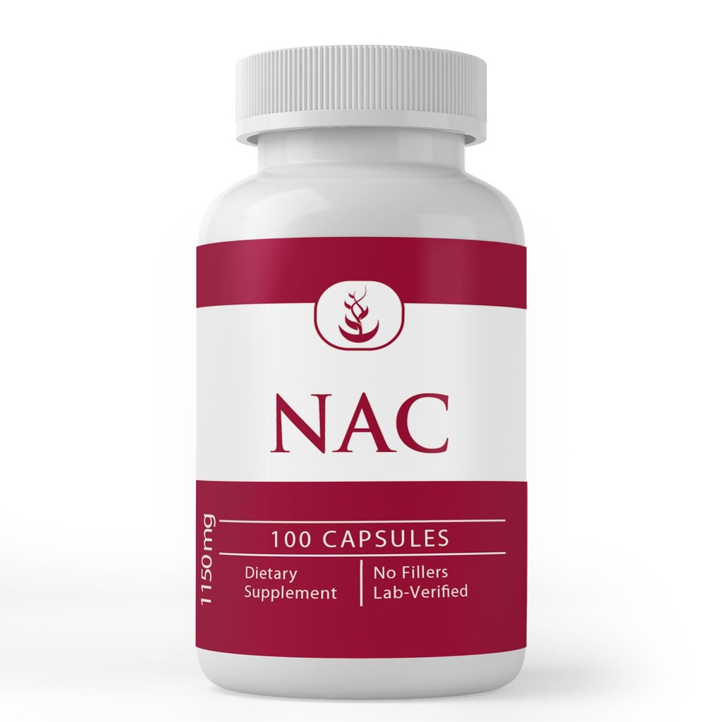 PURE ORIGINAL INGREDIENTS N-Acetyl L-Cysteine NAC, (100 Capsules) Always Pure, No Additives Or Fillers, Lab Verified