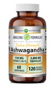 Amazing Formulas Ashwagandha Extract 150 Mg | Standardized 20:1 Extract | 120 Veggie Capsules | 3000 Mg Equivalent Supplement | Non-GMO | Gluten-Free | Made in the USA
