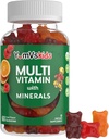 YumVs Kids Multivitamīnu Gummies - Augļi ar košļāko bērnu multivitamīnu - Kids Vitamīni Multivitamīnu Gummy ar 12 Minerals & Vitamīni A C D3 E B6 B12 - Košera Halāla Glutena Brīvs (60 Skaits)