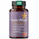 Organic Ashwagandha Capsules 1300mg Daily Serving (Withania Somnifera) with Black Pepper – Root Powder + Extract – Relaxation & Mood Support Supplement – Vegan, Non-GMO – 60 Count