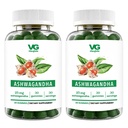 VITA GLOBE Ashwagandha Gummies 25mg with Vitamin D2 100mcg and Zinc 2mg, Ashwagandha for Men and Women, Supplement for Everyday Wellness, Mood Balance and Immune Nutrition, 30 Count, 2 Pack