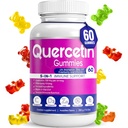 Quercetin Gummies by BioVitalica - Quercetin with Bromelain Vitamin C and Zinc & Elderberry + Vitamin D3-5 in 1 Immune Support - Zinc Quercetin 750 mg for Kids and Adults (1)