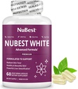 NuBest White - Glutathione 400mg & Milk Thistle Extract - Skin Brightening Supplement - Helps Beautiful and Radiant Skin - Antioxidant Supplement & Detoxification | 1 Month Supply