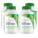 Youngevity Ultimate Enzymes Digestive Enzyme Capsules, 120 Count, 4 Pack | Betaine HCl, ox bile, pancreatin, papain and pepsin, supports nutrient absorption and digestion of carbs, proteins and fats