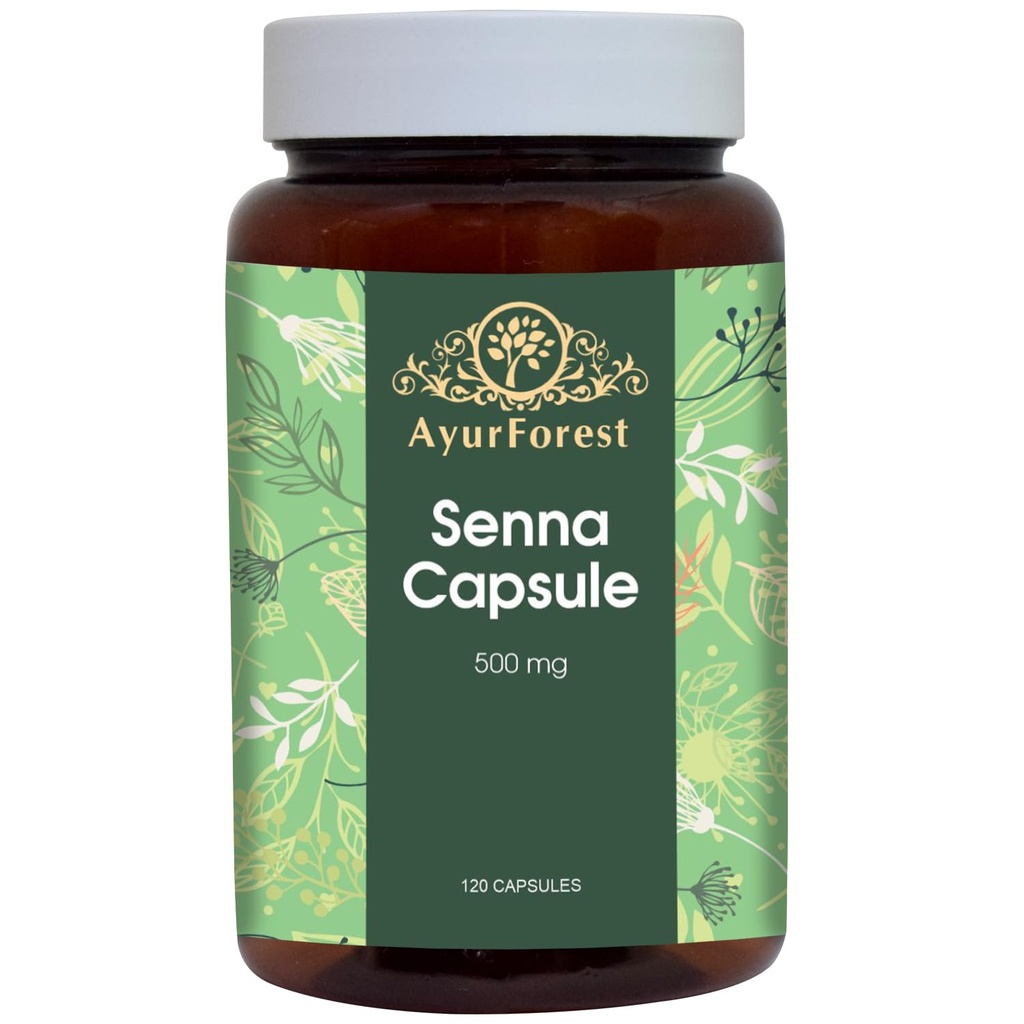 Senna Supplement Capsules | 120 Count (500 mg)