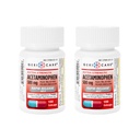 GeriCare Extra Strength Acetaminophen 500mg, Rapid Release & Absorbing Gelcaps, Fast-Acting Body Pain Relief, Reduces Fever, Headache, Muscle, and Joint Discomfort, 100 Count Bottle (Pack of 2)