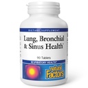 Natural Factors Lung, Bronchial & Sinus Health - Respiratory Health Supplement - Supports Lung & Sinus Health - Supports Healthy Lung Tissue & Mucus Consistency - 90 Tablets (90 Servings)
